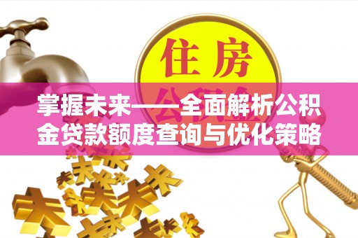 口湖掌握未来——全面解析公积金贷款额度查询与优化策略