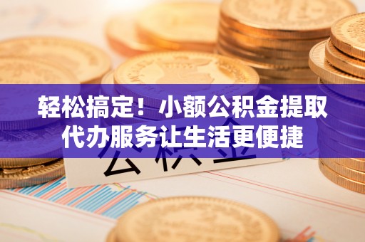 口湖轻松搞定！小额公积金提取代办服务让生活更便捷