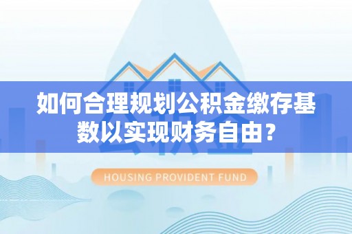 口湖如何合理规划公积金缴存基数以实现财务自由？