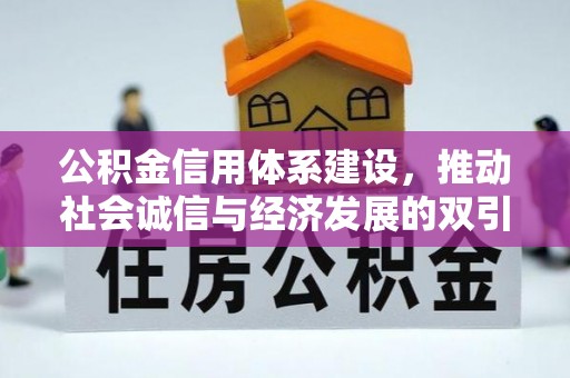 口湖公积金信用体系建设，推动社会诚信与经济发展的双引擎