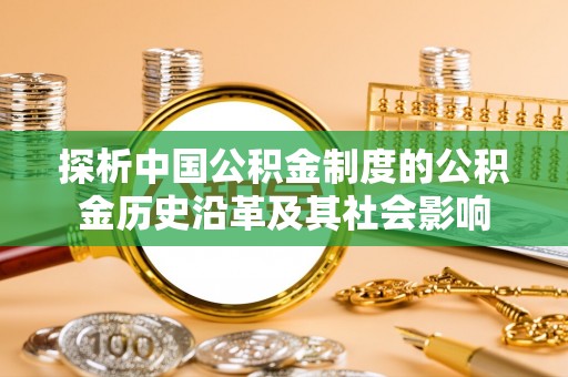 口湖探析中国公积金制度的公积金历史沿革及其社会影响