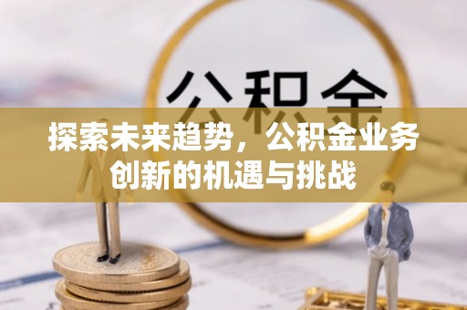 口湖探索未来趋势，公积金业务创新的机遇与挑战