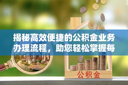 口湖揭秘高效便捷的公积金业务办理流程，助您轻松掌握每一步