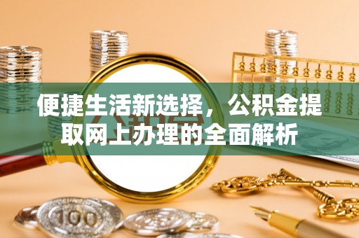 口湖便捷生活新选择，公积金提取网上办理的全面解析