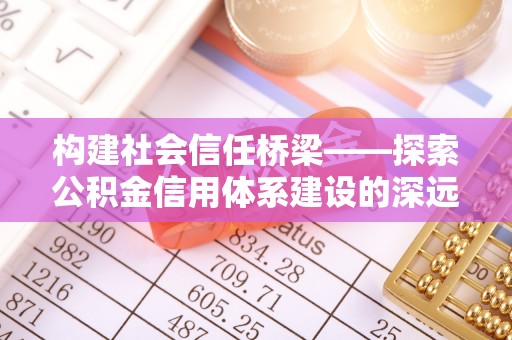 口湖构建社会信任桥梁——探索公积金信用体系建设的深远意义