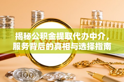 口湖揭秘公积金提取代办中介，服务背后的真相与选择指南