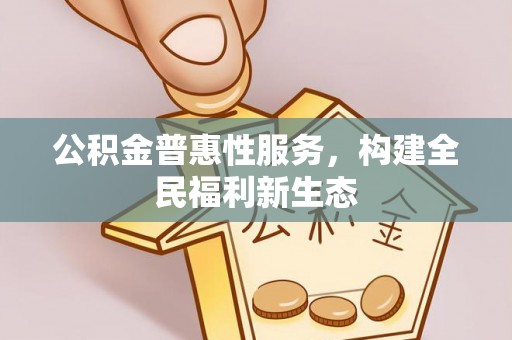 口湖公积金普惠性服务，构建全民福利新生态