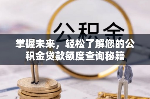 口湖掌握未来，轻松了解您的公积金贷款额度查询秘籍