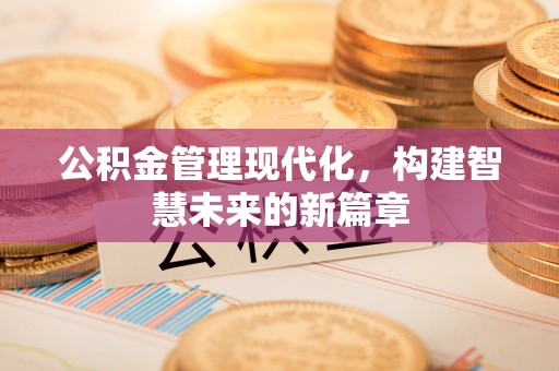 口湖公积金管理现代化，构建智慧未来的新篇章
