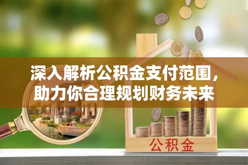 口湖深入解析公积金支付范围，助力你合理规划财务未来