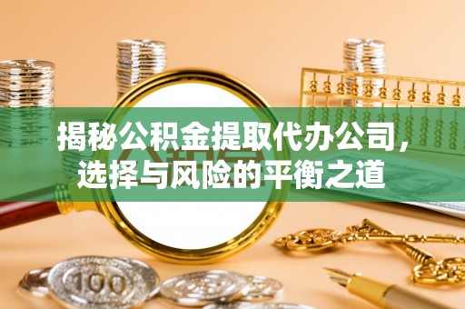 口湖揭秘公积金提取代办公司，选择与风险的平衡之道