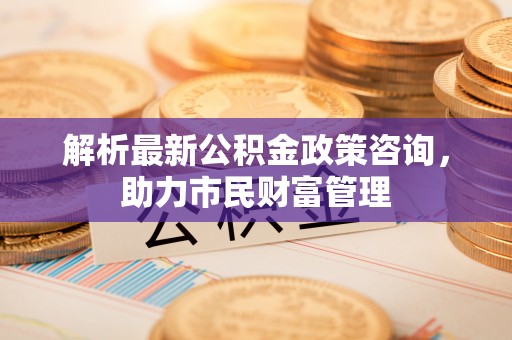 口湖解析最新公积金政策咨询，助力市民财富管理