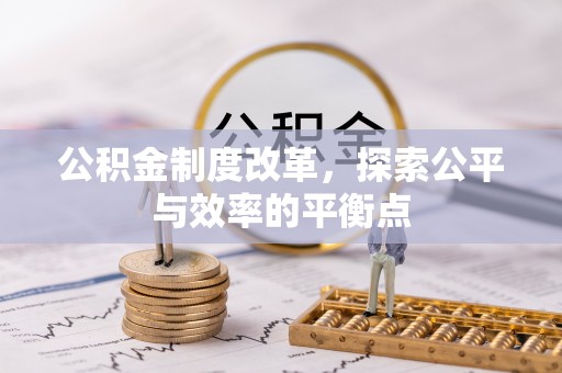 口湖公积金制度改革，探索公平与效率的平衡点
