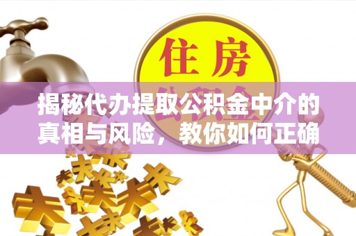 口湖揭秘代办提取公积金中介的真相与风险，教你如何正确操作