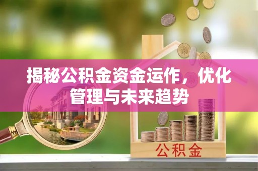 口湖揭秘公积金资金运作，优化管理与未来趋势