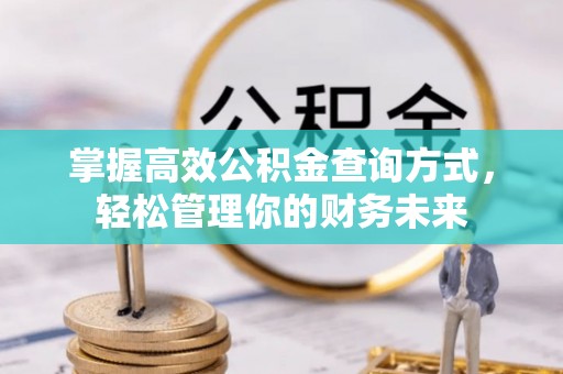 口湖掌握高效公积金查询方式，轻松管理你的财务未来