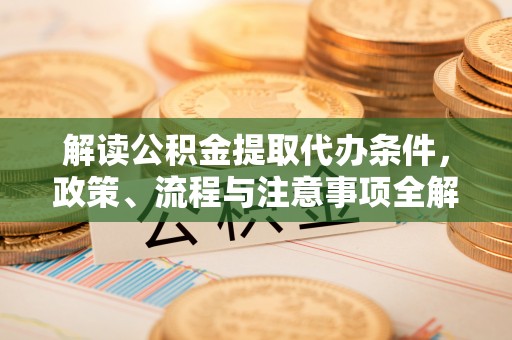 口湖解读公积金提取代办条件，政策、流程与注意事项全解析