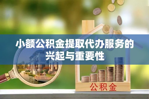 口湖小额公积金提取代办服务的兴起与重要性