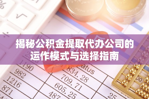 口湖揭秘公积金提取代办公司的运作模式与选择指南