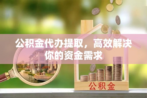 口湖公积金代办提取，高效解决你的资金需求