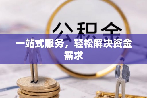 口湖一站式服务，轻松解决资金需求